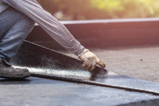 Professional Waterproofing technician working in Avon, OH